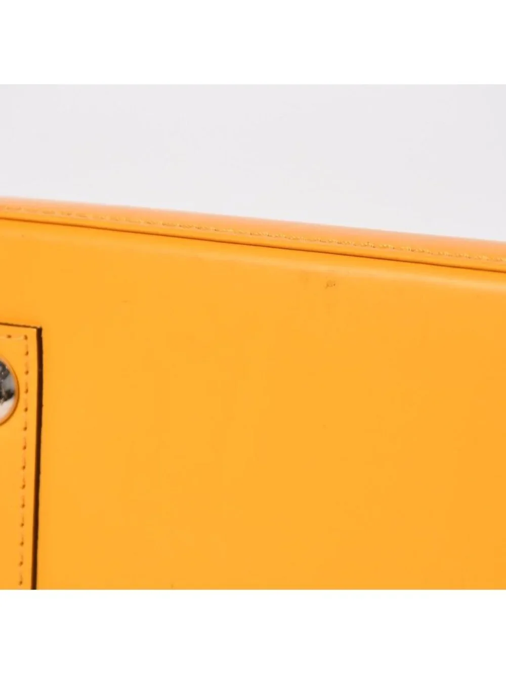 Louis Vuitton Alma Handbag Epi Leather Yellow Silver